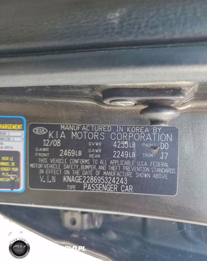 2009 Kia Optima Lx VIN:KNAGE228695324243 - 13