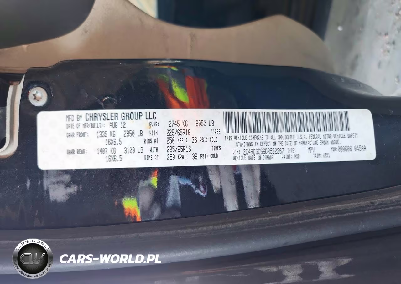 2013 Dodge Grand Caravan Sxt VIN:2C4RDGCG6DR522267 - 13