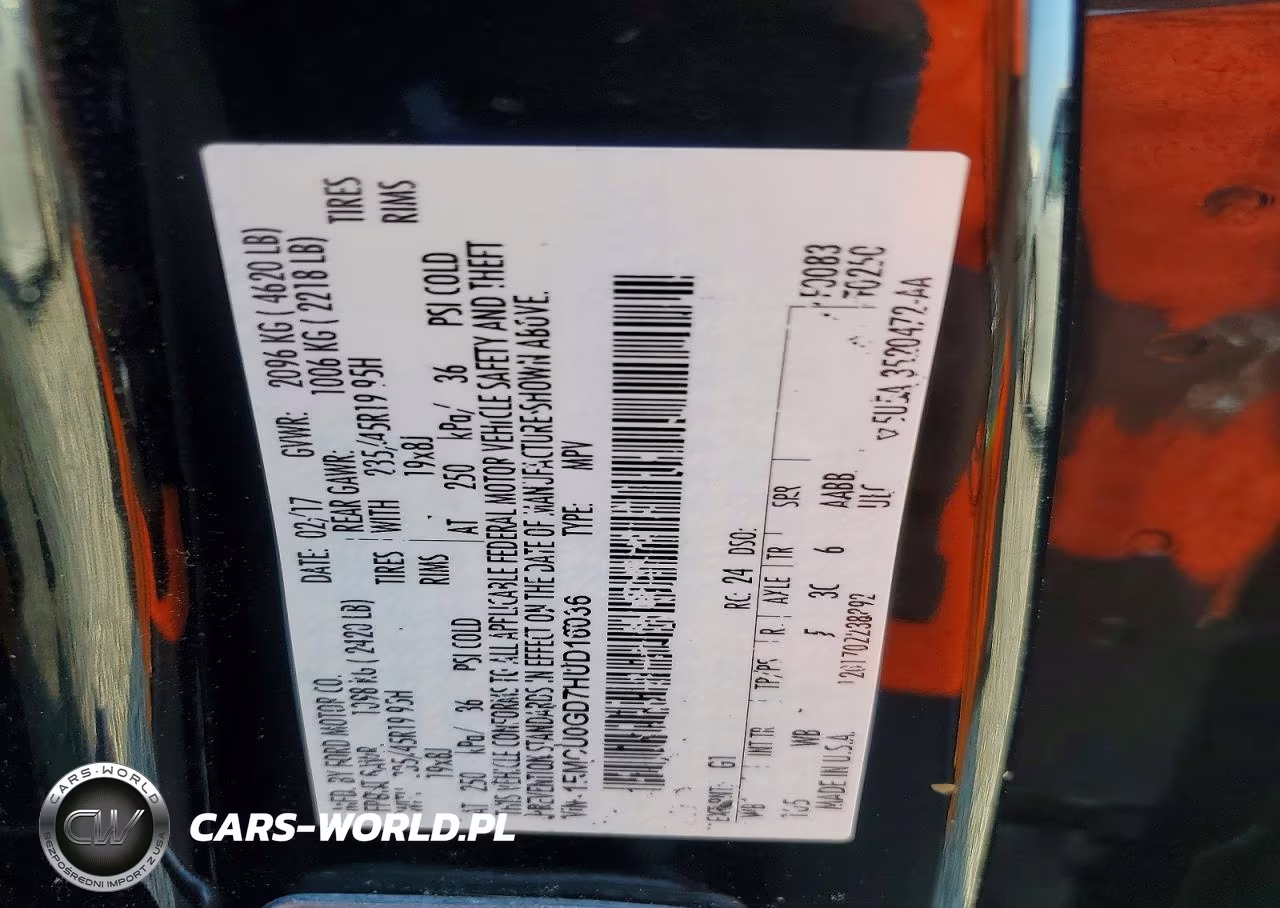 2017 Ford Escape Se VIN:1FMCU0GD7HUD16036 - 13