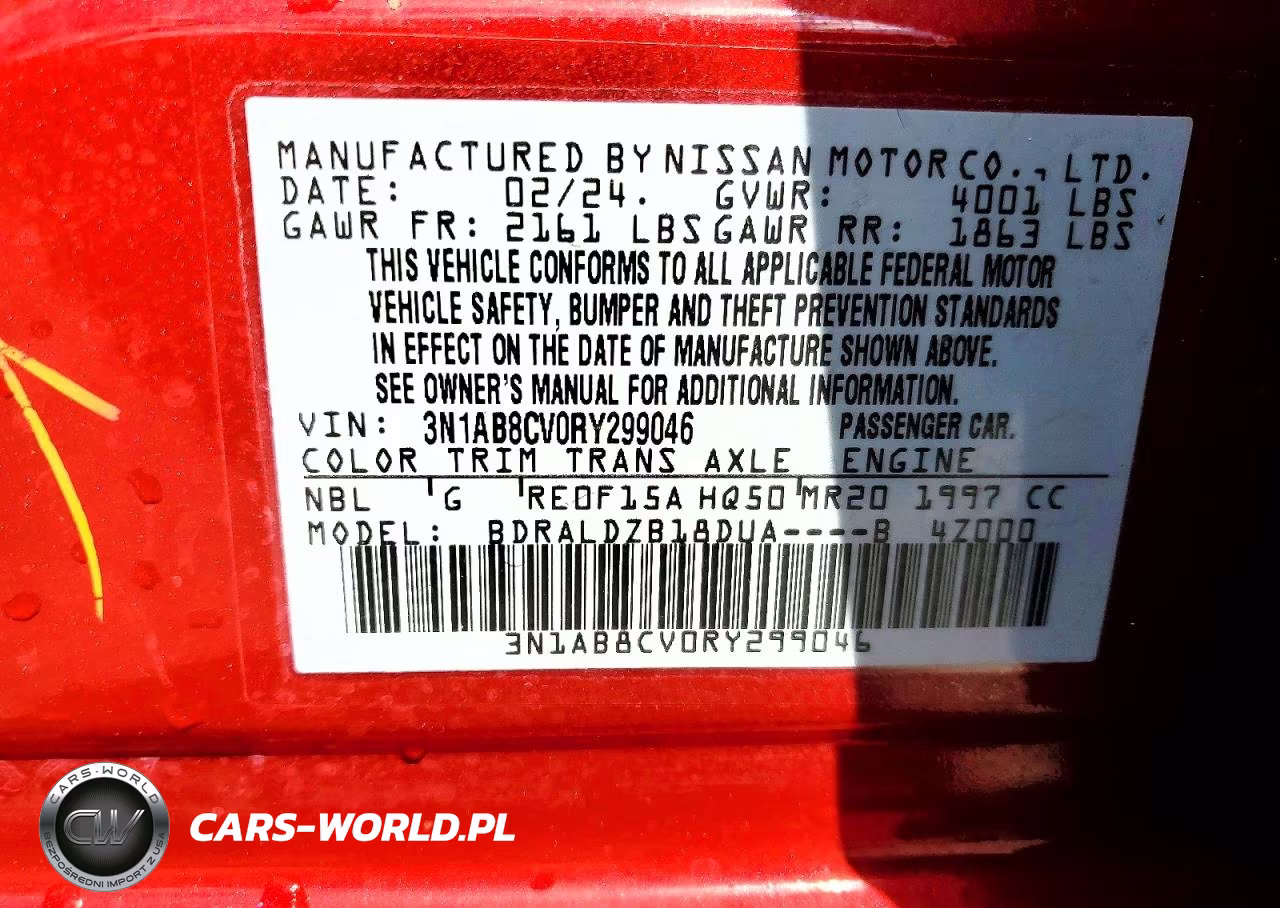 2024 Nissan Sentra Sv VIN:3N1AB8CV0RY299046 - 12