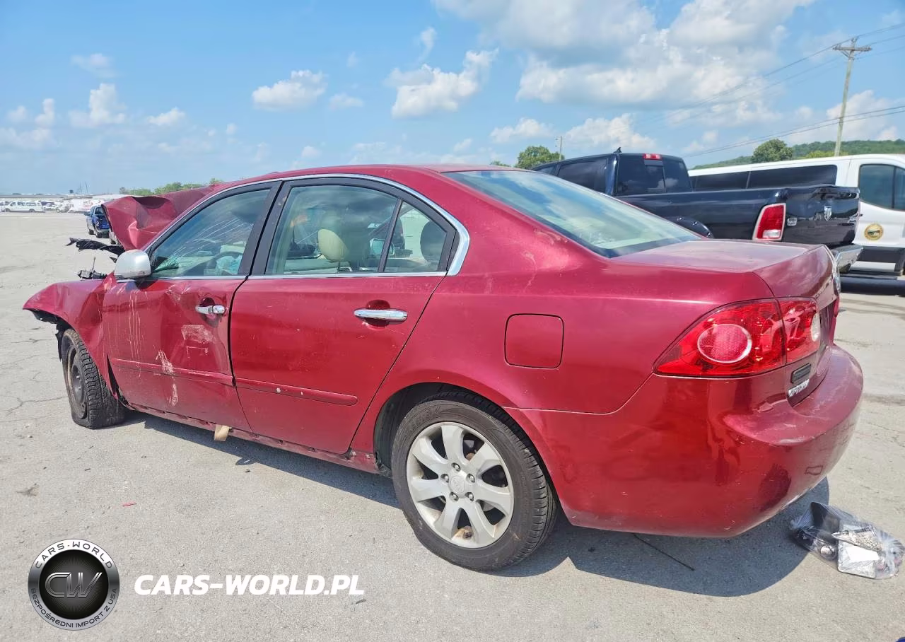 2007 Kia Optima Lx VIN:KNAGE124775158917 - 2