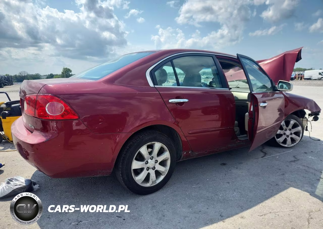 2007 Kia Optima Lx VIN:KNAGE124775158917 - 3