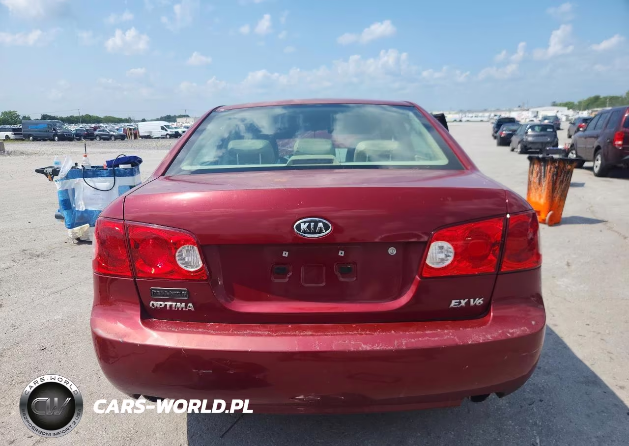 2007 Kia Optima Lx VIN:KNAGE124775158917 - 6