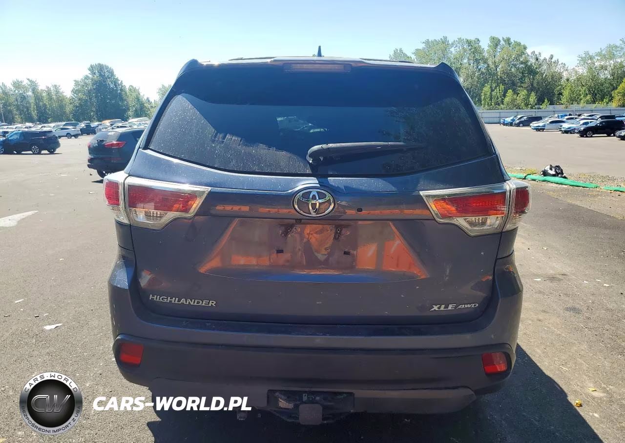 2016 Toyota Highlander Xle VIN:5TDJKRFH0GS287685 - 6