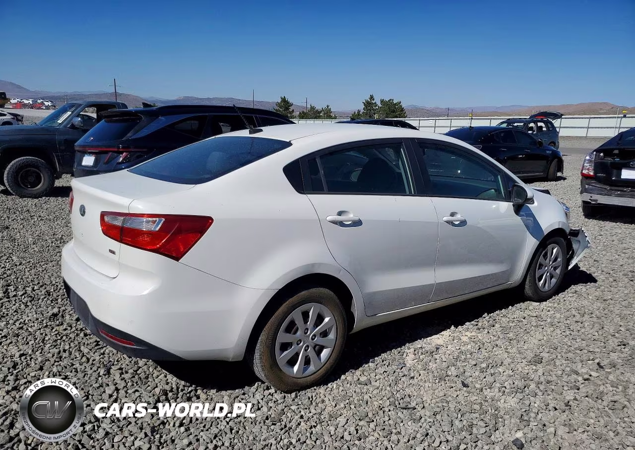 2013 Kia Rio Lx VIN:KNADM4A35D6147923 - 3