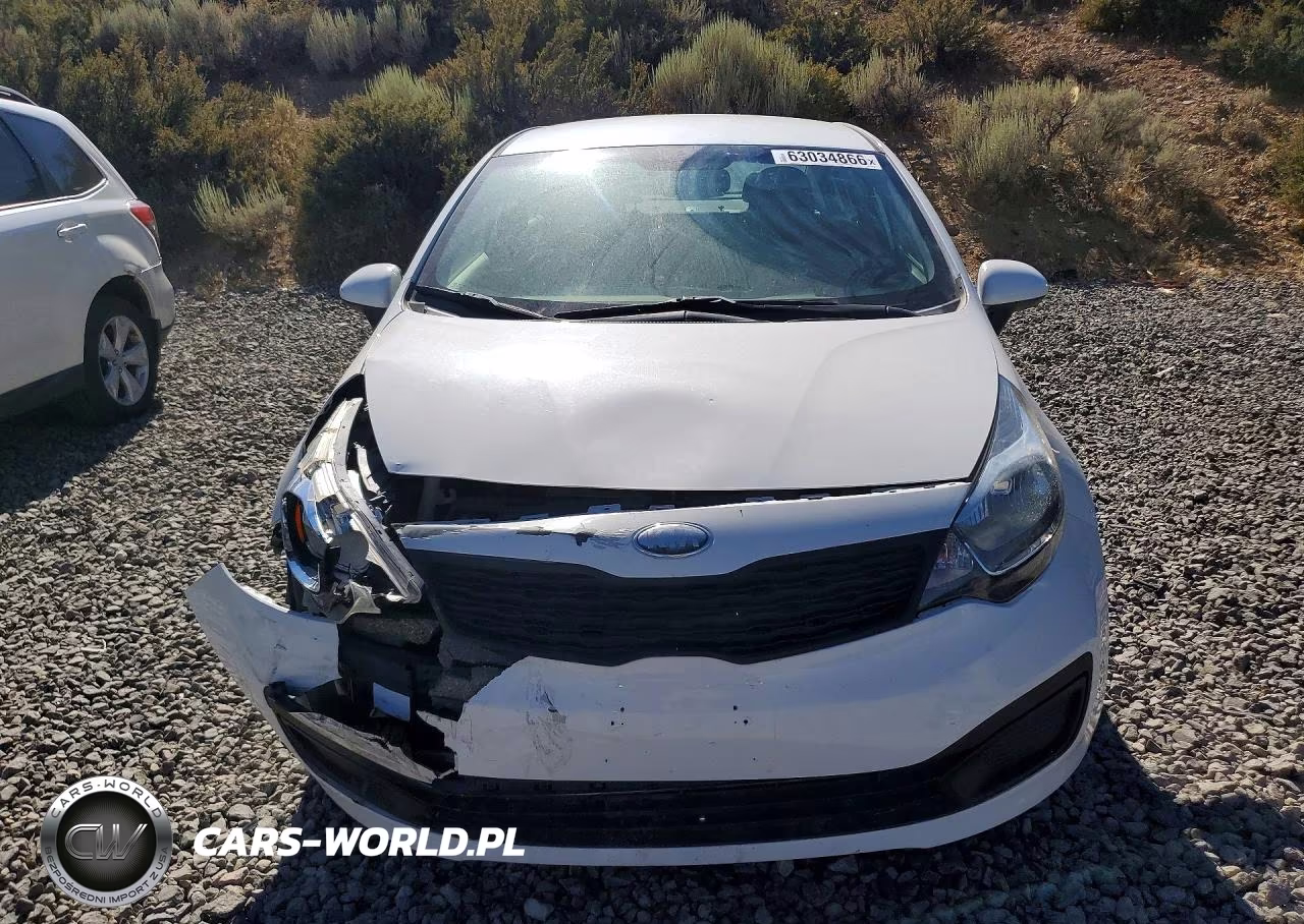 2013 Kia Rio Lx VIN:KNADM4A35D6147923 - 5