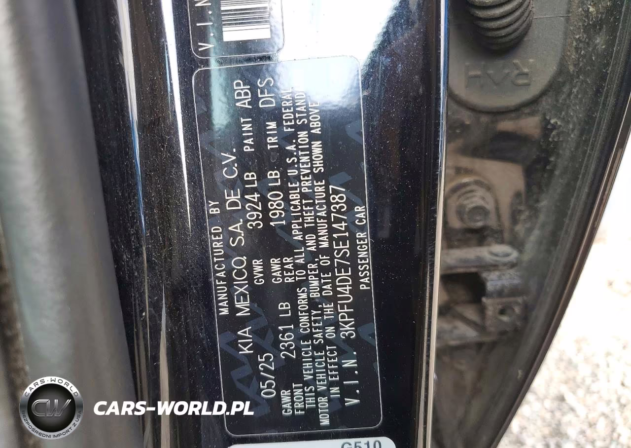 2025 Kia K4 Ex VIN:3KPFU4DE7SE147387 - 13