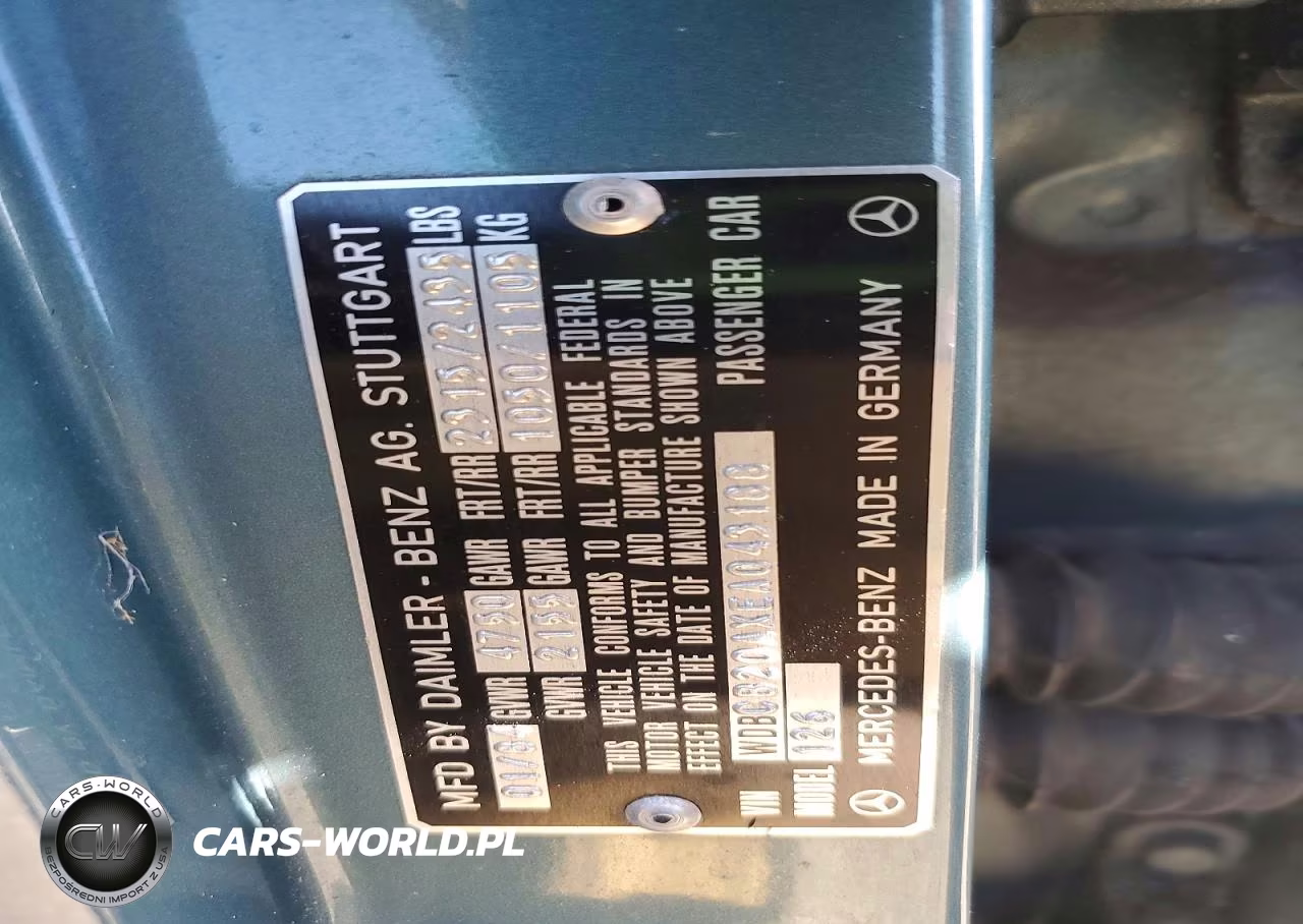 1984 Mercedes-Benz 300 Sd VIN:WDBCB20AXEA043188 - 12