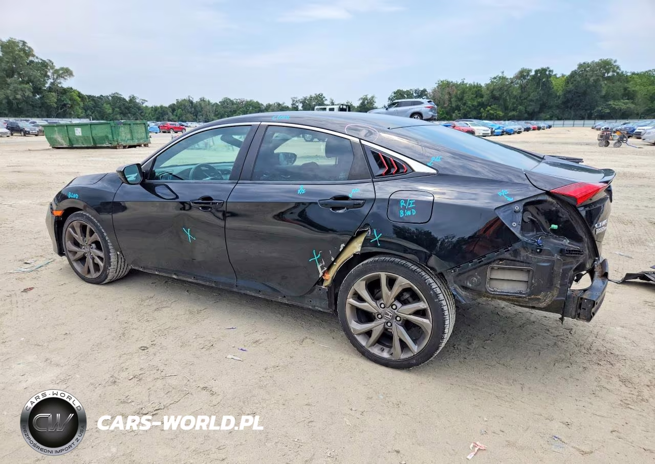 2019 Honda Civic Sport VIN:2HGFC2F89KH567320 - 2