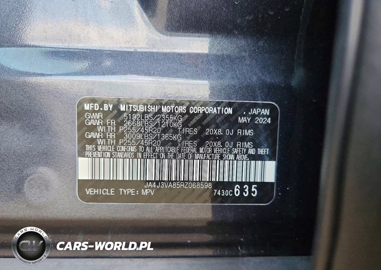 2024 Mitsubishi Outlander Se VIN:JA4J3VA85RZ068598 - 13