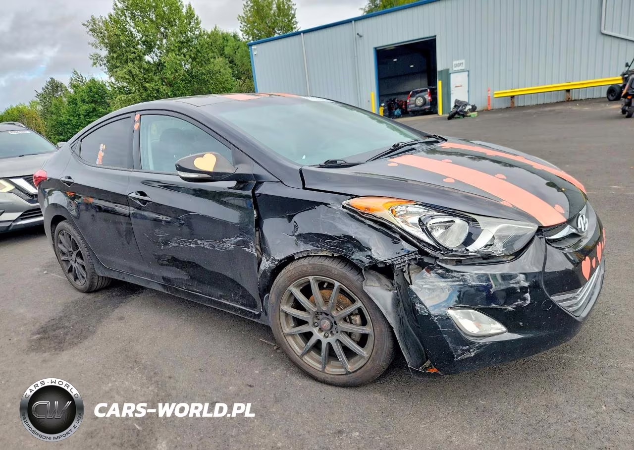 2013 Hyundai Elantra Limited VIN:5NPDH4AE8DH170787 - 4