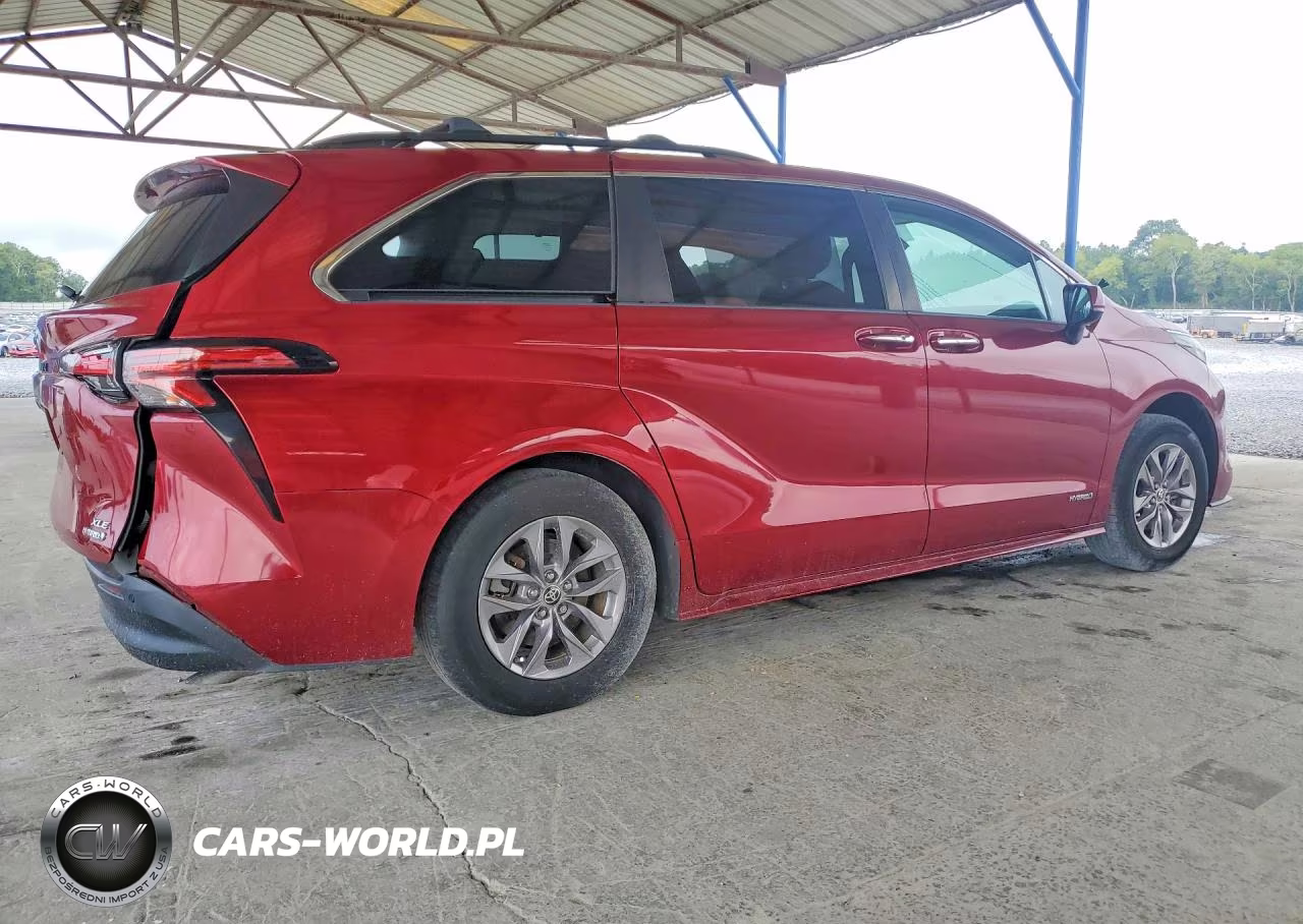 2021 Toyota Sienna Xle VIN:5TDYRKEC9MS009581 - 3