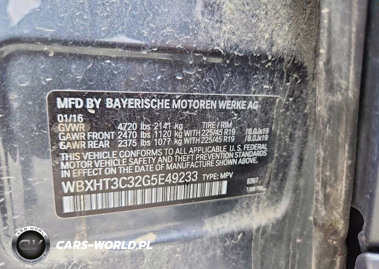 2016 BMW X1 xDrive28I VIN:WBXHT3C32G5E49233 - 14