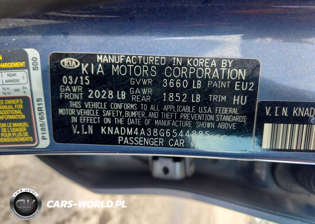 2016 Kia Rio Lx VIN:KNADM4A38G6544885 - 12
