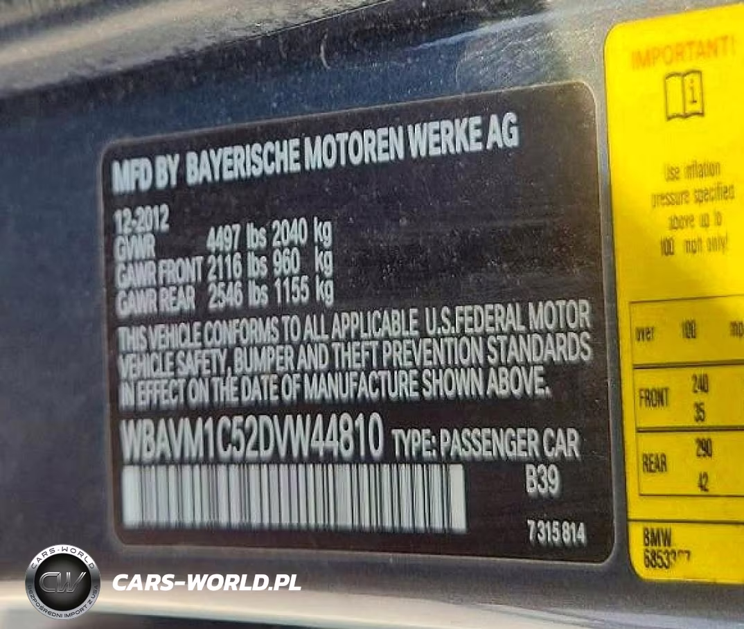 2013 BMW X1 Sdrive28I VIN:WBAVM1C52DVW44810 - 12