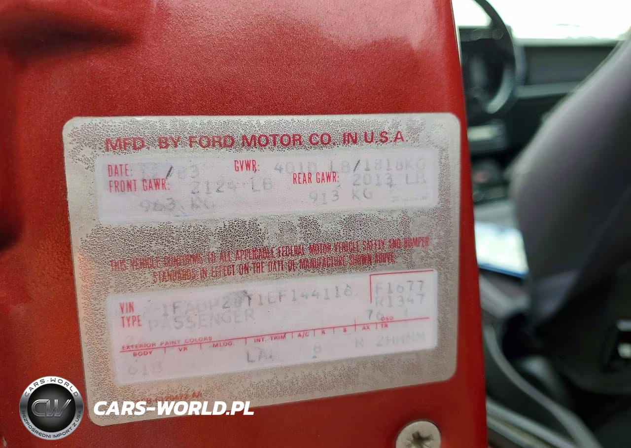 1984 Ford Mustang Svo VIN:1FABP28T1EF144116 - 12