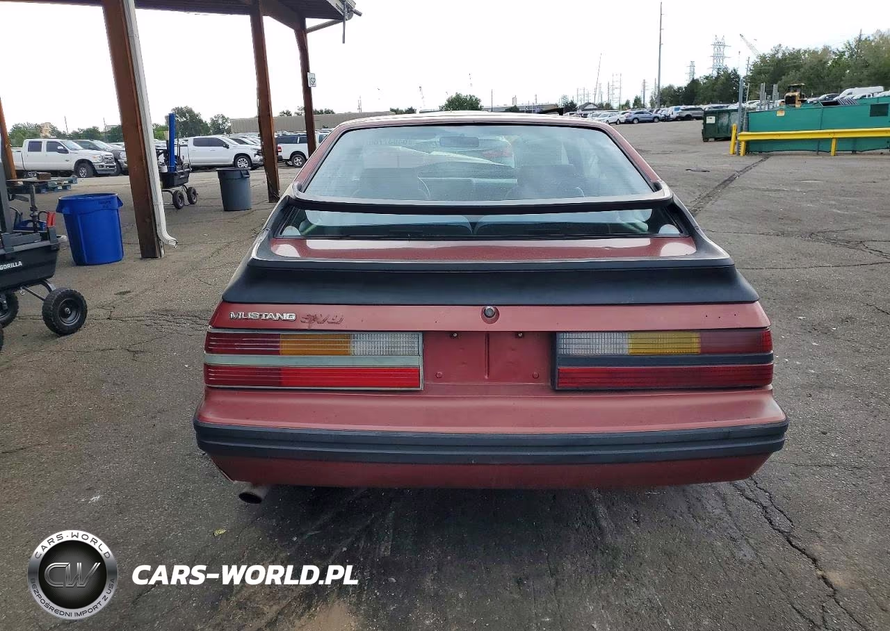 1984 Ford Mustang Svo VIN:1FABP28T1EF144116 - 6