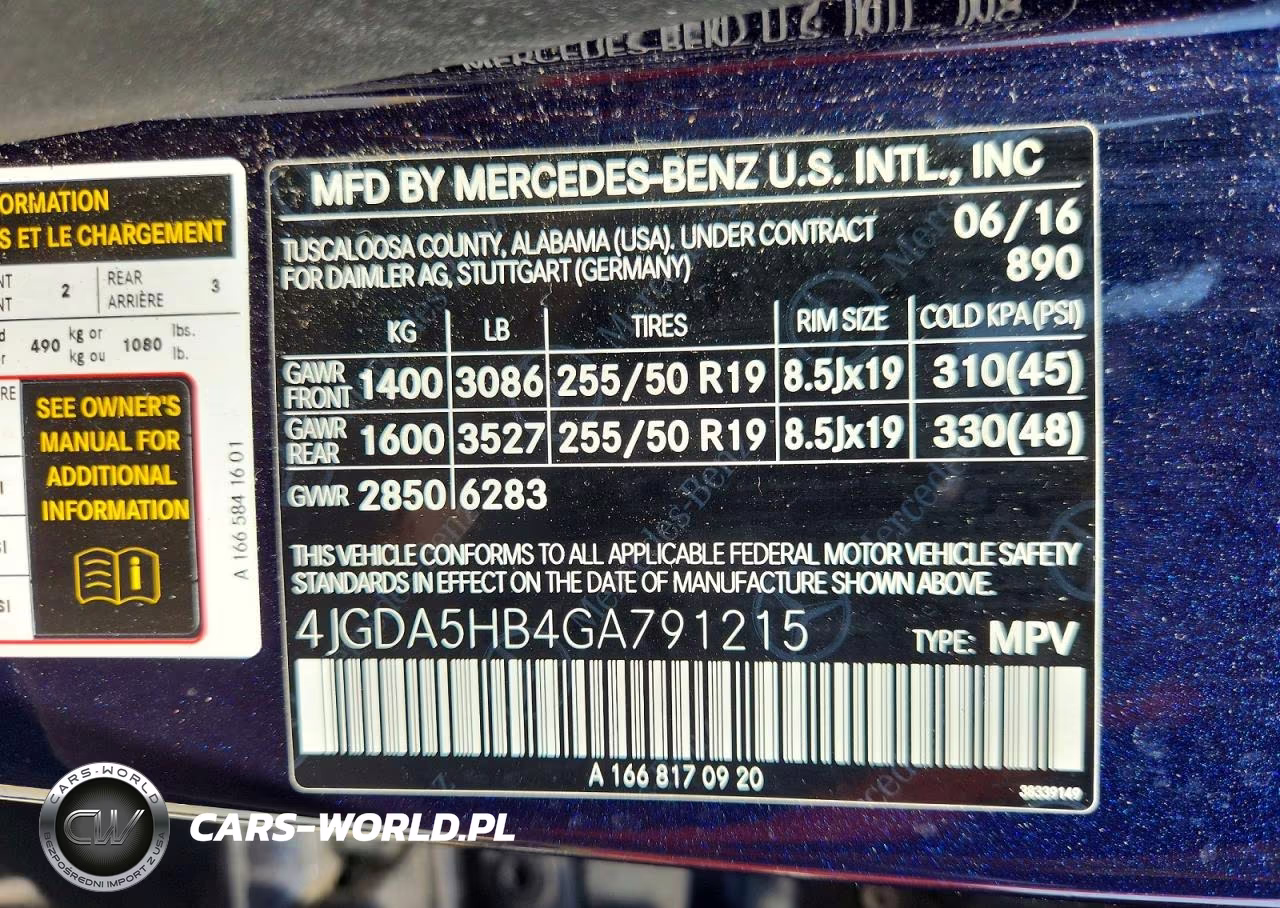 2016 Mercedes-Benz Gle 350 4Matic VIN:4JGDA5HB4GA791215 - 13
