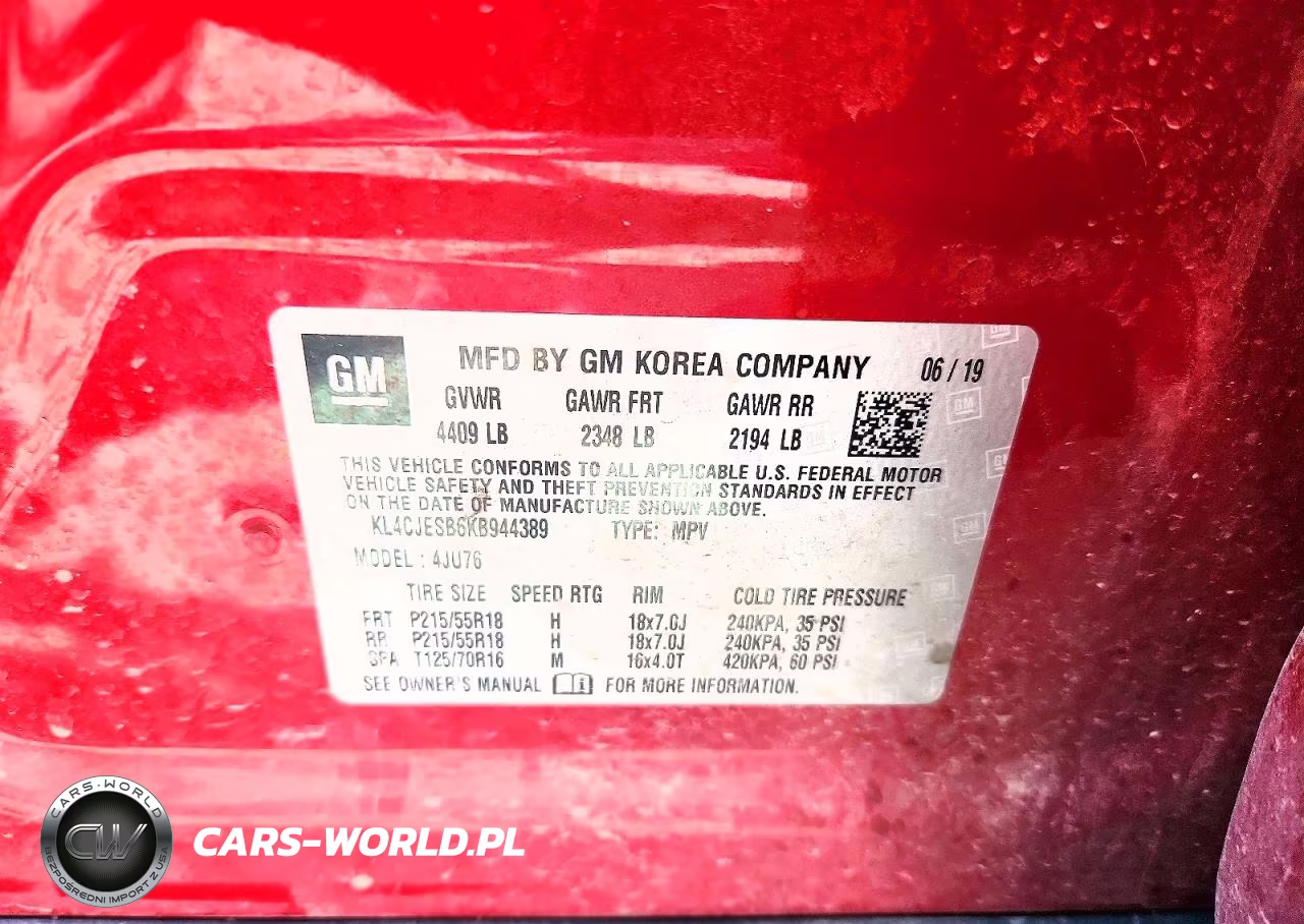 2019 Buick Encore Preferred VIN:KL4CJESB6KB944389 - 13