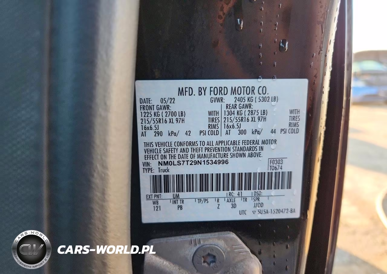 2022 Ford Transit Connect Xlt VIN:NM0LS7T29N1534996 - 13