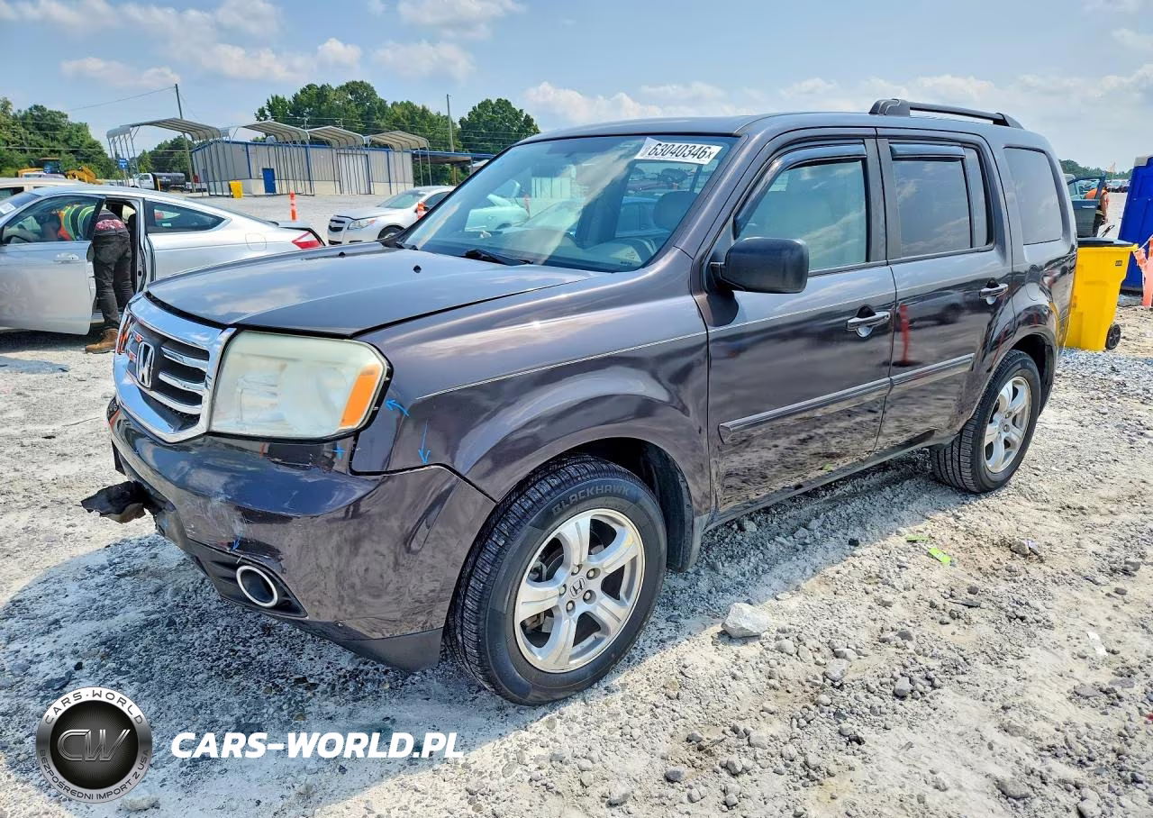 2015 Honda Pilot Exl VIN:5FNYF3H55FB017406 - 1