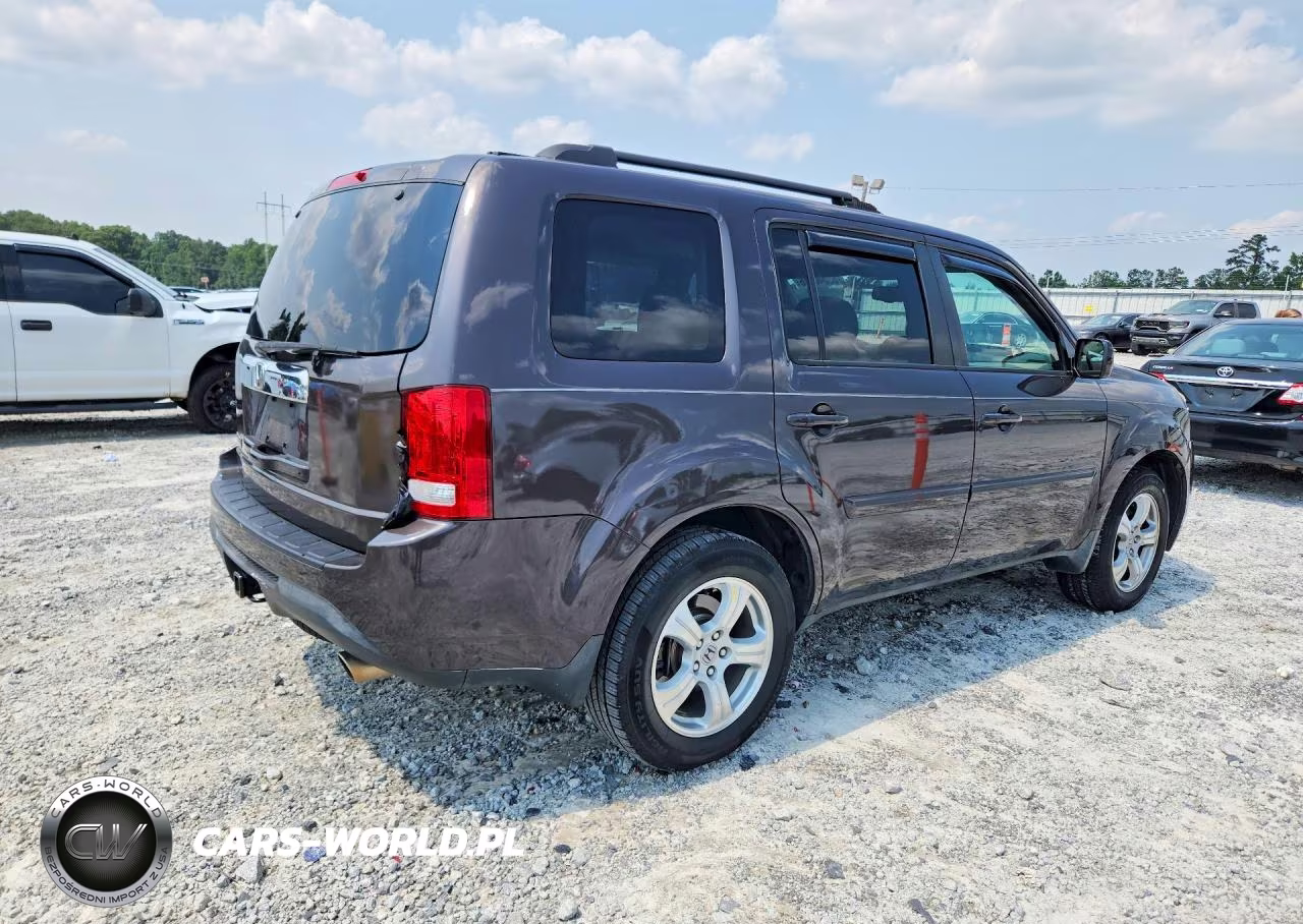 2015 Honda Pilot Exl VIN:5FNYF3H55FB017406 - 3