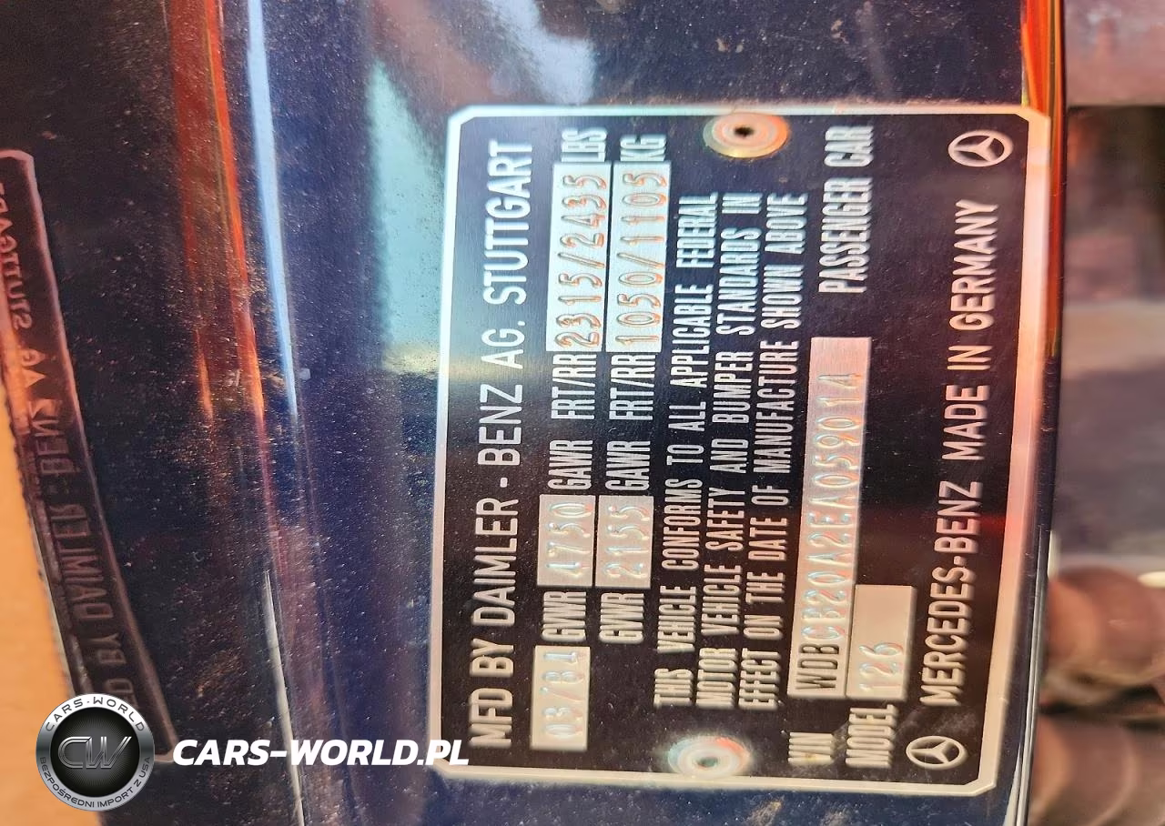 1984 Mercedes-Benz 300 Sd VIN:WDBCB20A2EA059014 - 12