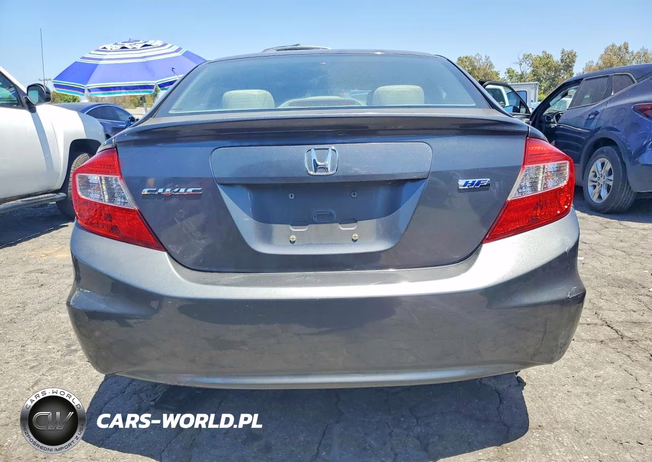 2012 Honda Civic Hf VIN:2HGFB2F60CH522740 - 6