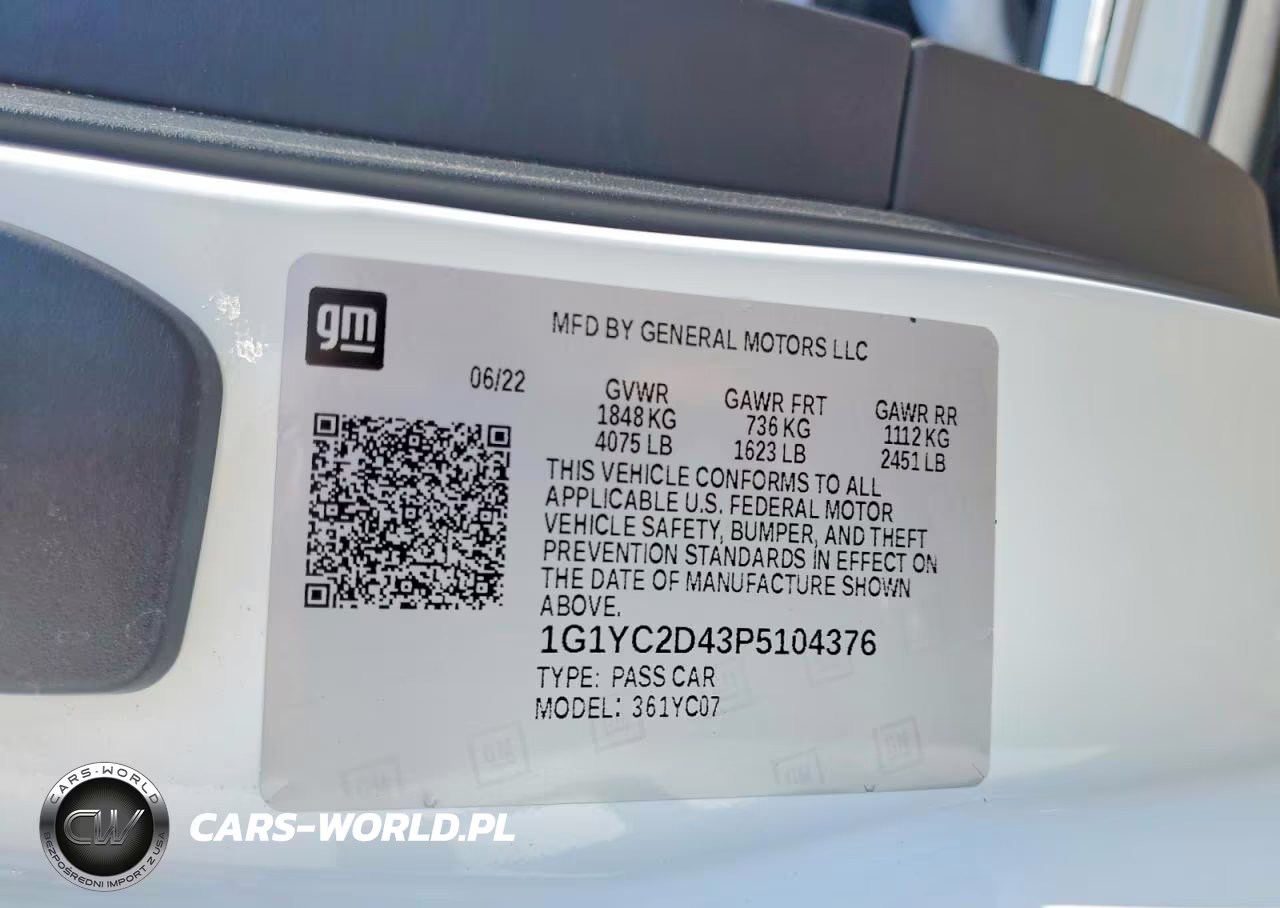 2023 Chevrolet Corvette Stingray 3Lt VIN:1G1YC2D43P5104376 - 13