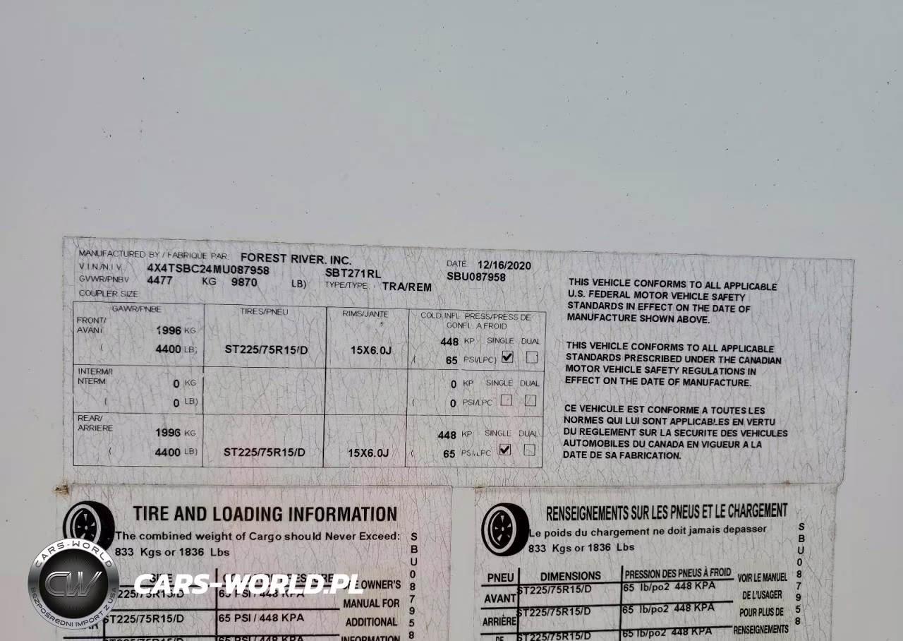 2021 Forest River 271Rl Hemisphere - Camper VIN:4X4TSBC24MU087958 - 10