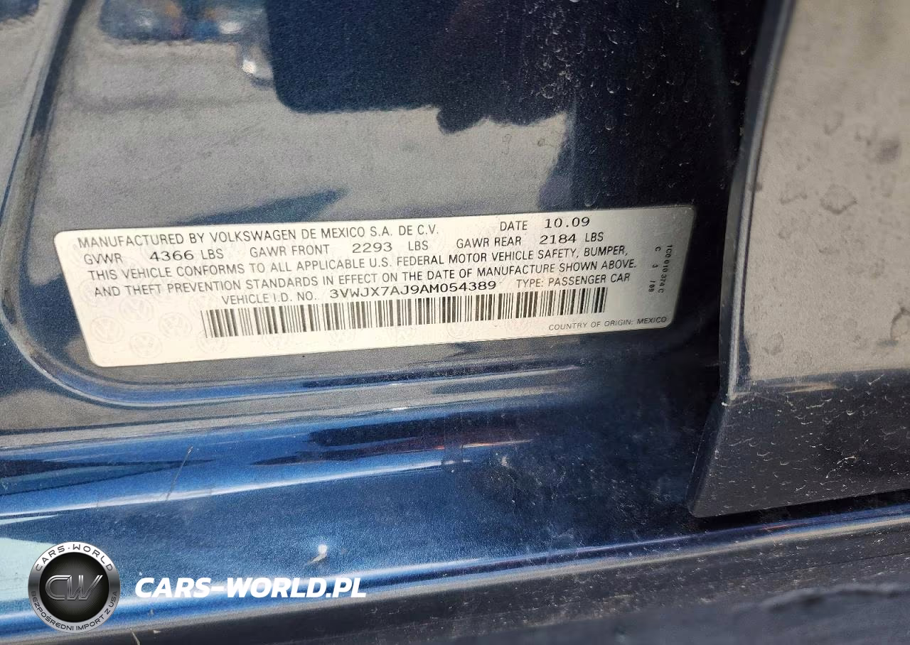 2010 Volkswagen Jetta S VIN:3VWJX7AJ9AM054389 - 13