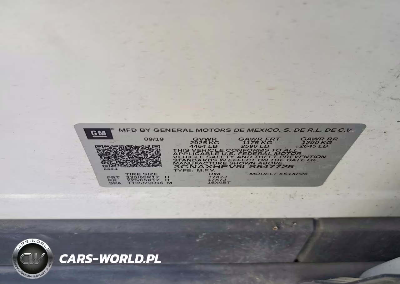 2020 Chevrolet Equinox Ls VIN:3GNAXHEV5LS547725 - 13