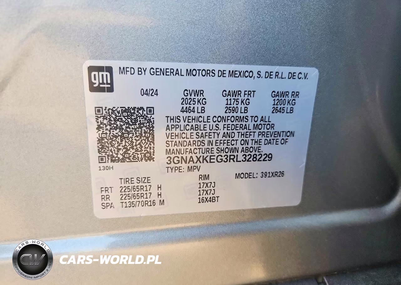 2024 Chevrolet Equinox Lt VIN:3GNAXKEG3RL328229 - 12