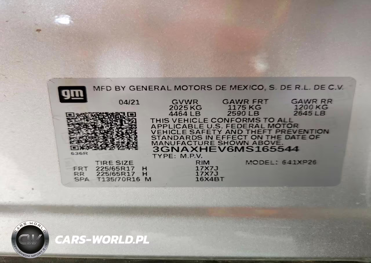 2021 Chevrolet Equinox Ls VIN:3GNAXHEV6MS165544 - 12