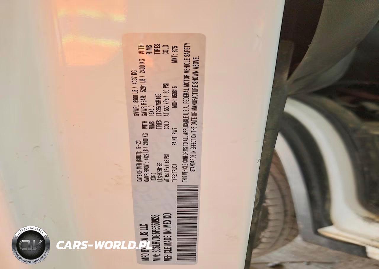 2023 Ram Promaster 2500 Delivery Van VIN:3C6LRVDG6PE560928 - 13