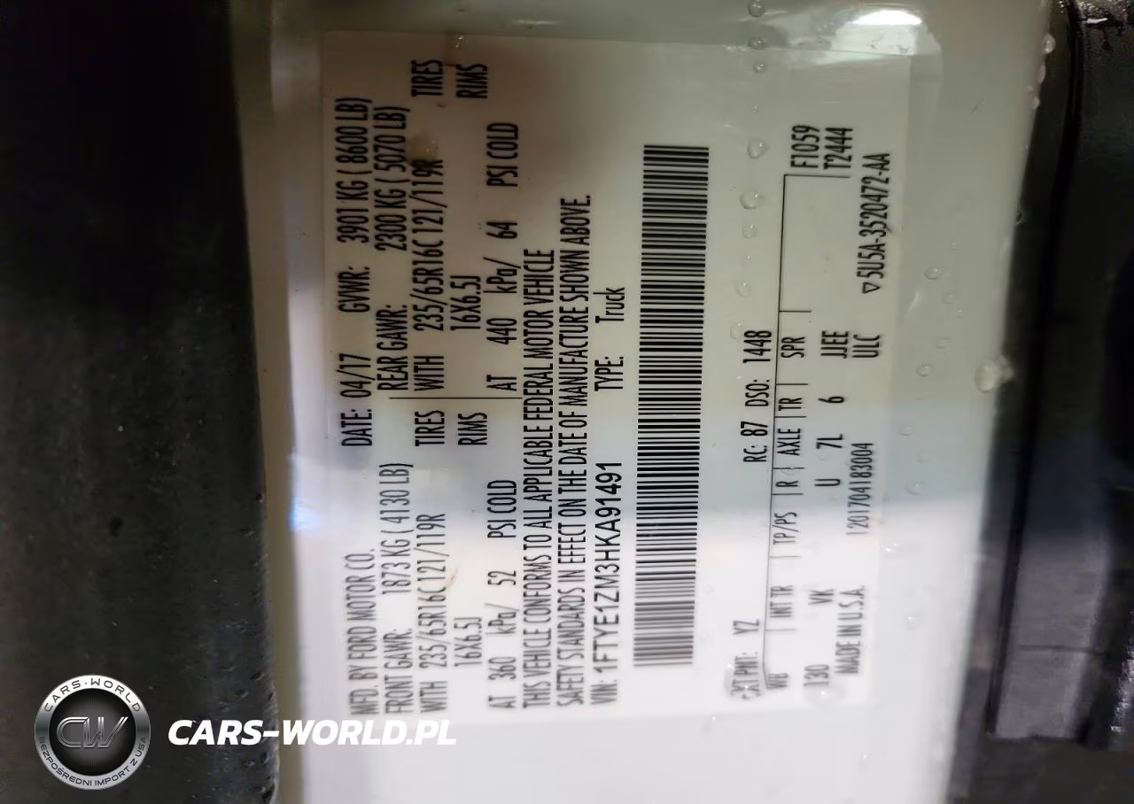 2017 Ford Transit 150 Delivery Van VIN:1FTYE1ZM3HKA91491 - 14