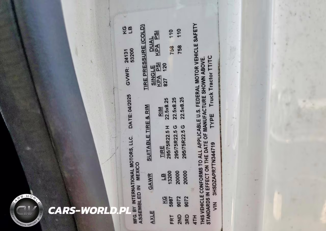 2026 International Lt625 Semi Truck VIN:3HSDZAPR7TN344719 - 13