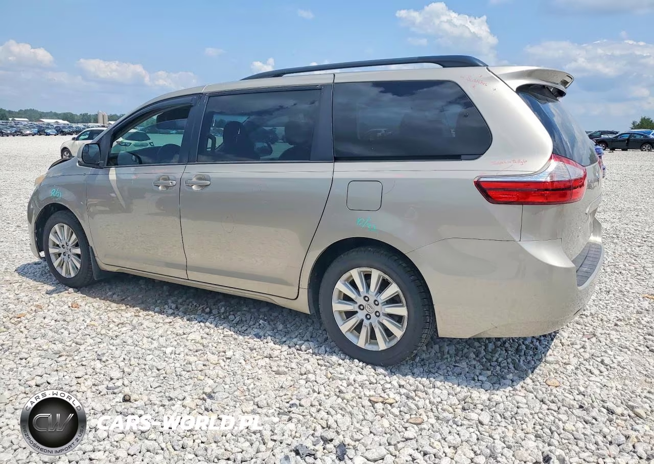 2015 Toyota Sienna Le VIN:5TDJK3DC0FS102280 - 2