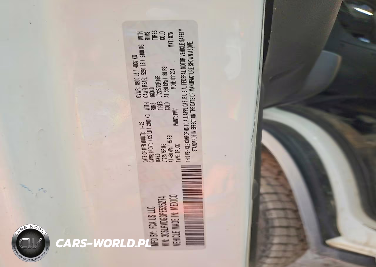 2023 Ram Promaster 2500 Delivery Van VIN:3C6LRVDG3PE535274 - 13