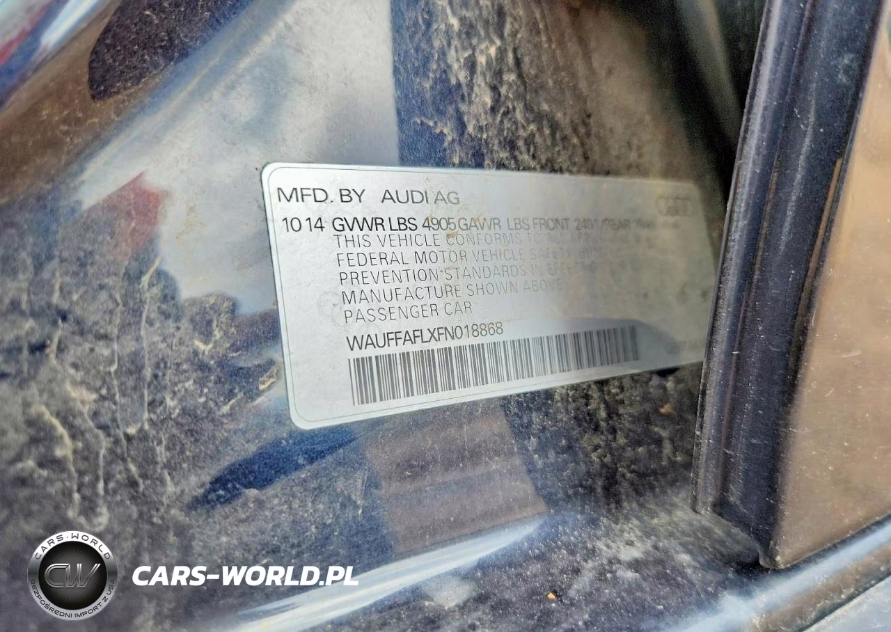 2015 Audi A4 Premium Plus VIN:WAUFFAFLXFN018868 - 12