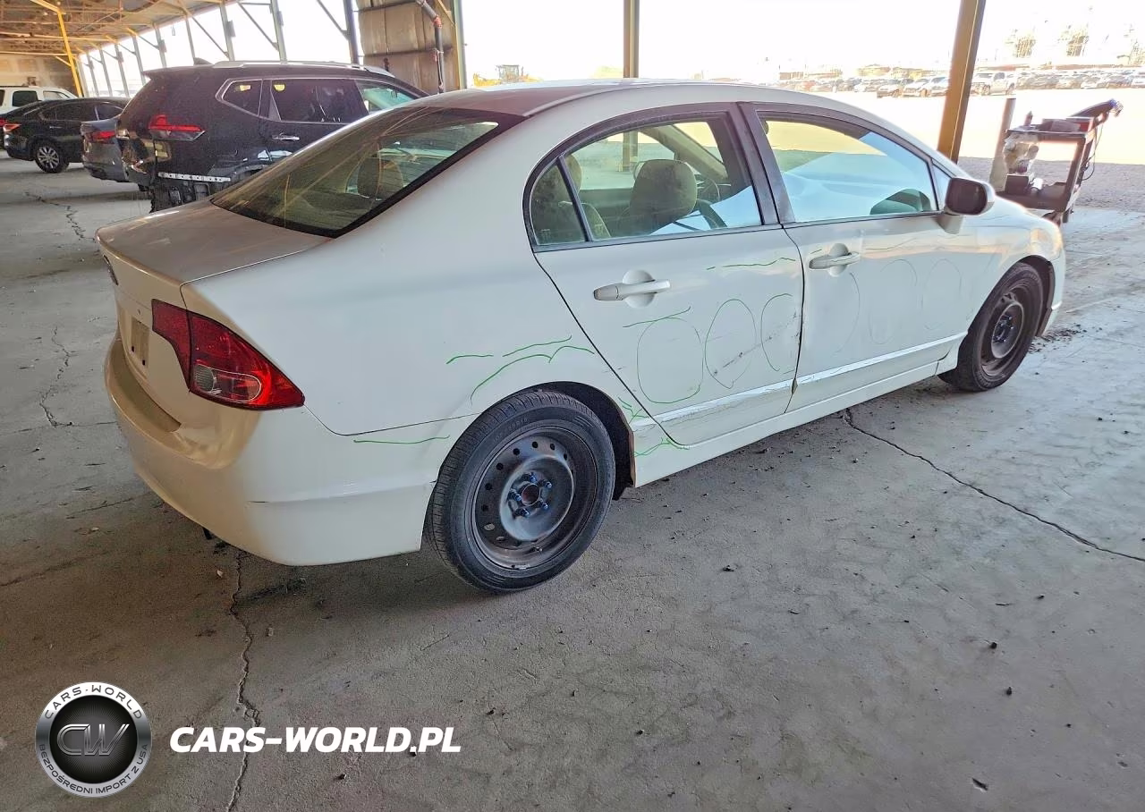 2008 Honda Civic Lx VIN:JHMFA16538S001156 - 3