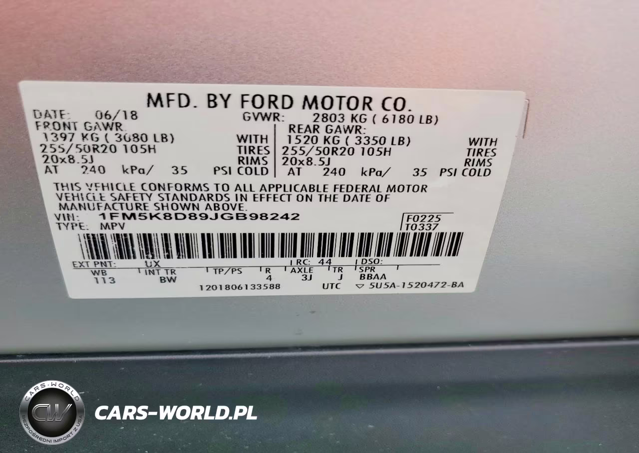 2018 Ford Explorer Xlt VIN:1FM5K8D89JGB98242 - 13