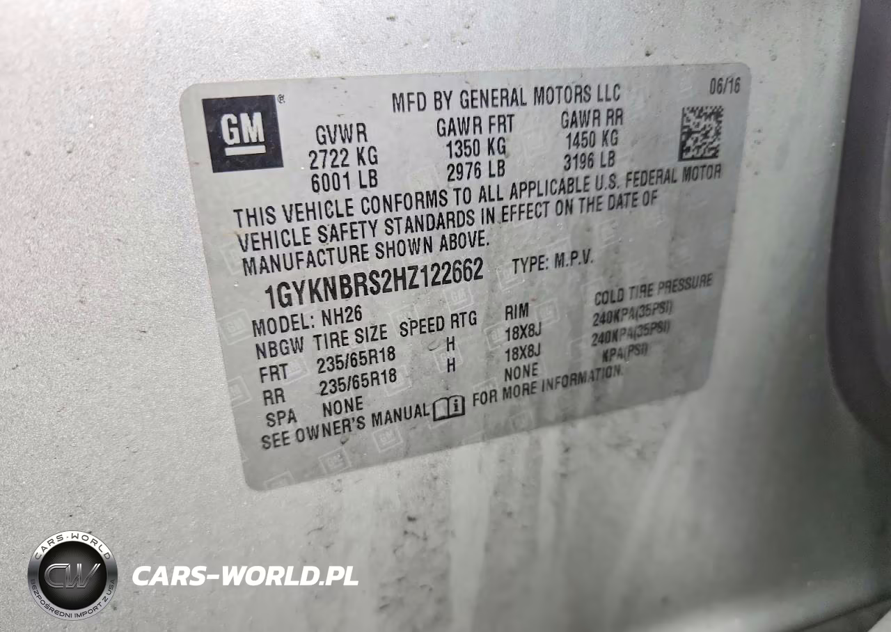 2017 Cadillac Xt5 Luxury VIN:1GYKNBRS2HZ122662 - 13