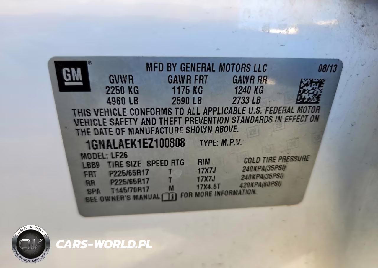2014 Chevrolet Equinox Ls VIN:1GNALAEK1EZ100808 - 12