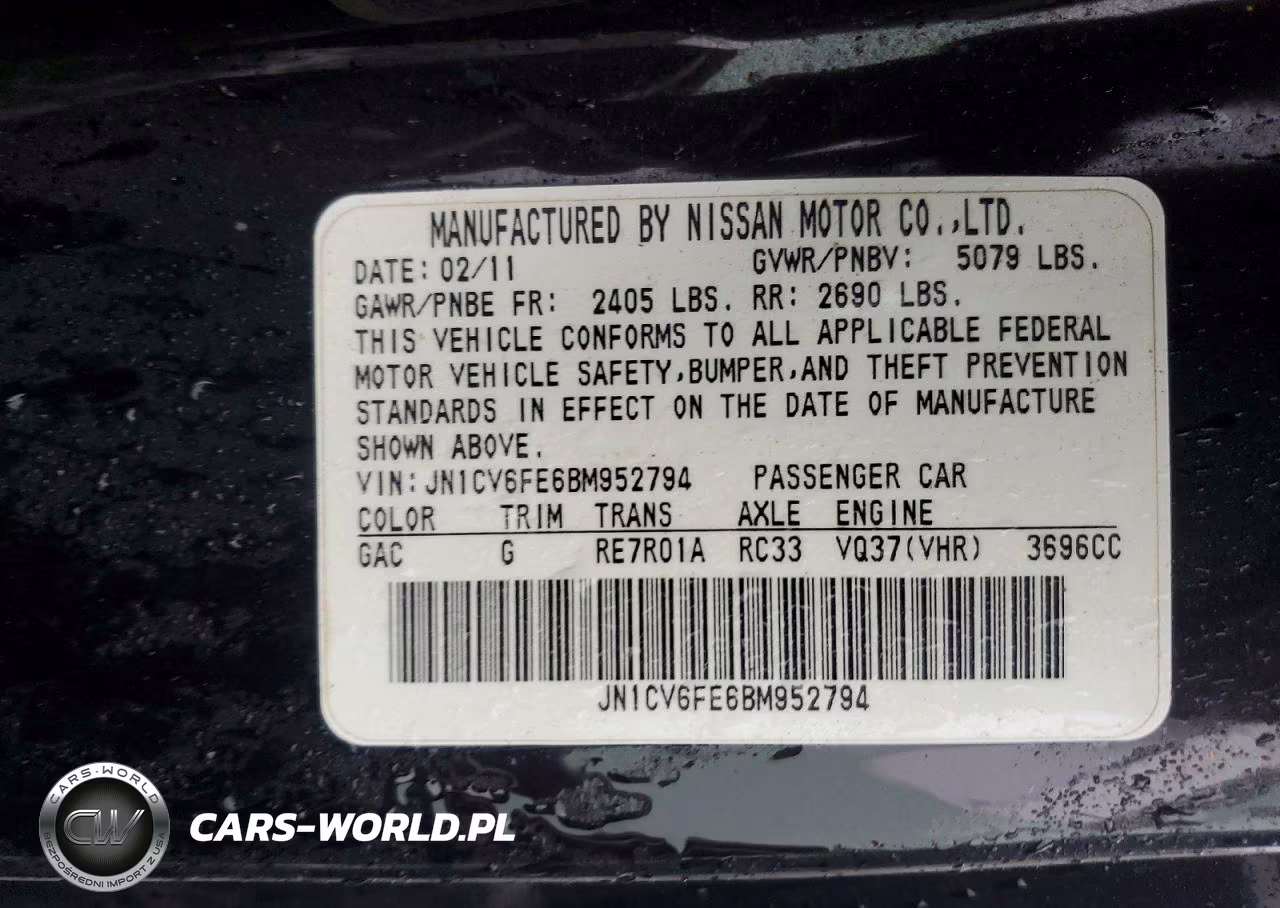 2011 Infiniti G37 Convertible Base VIN:JN1CV6FE6BM952794 - 13