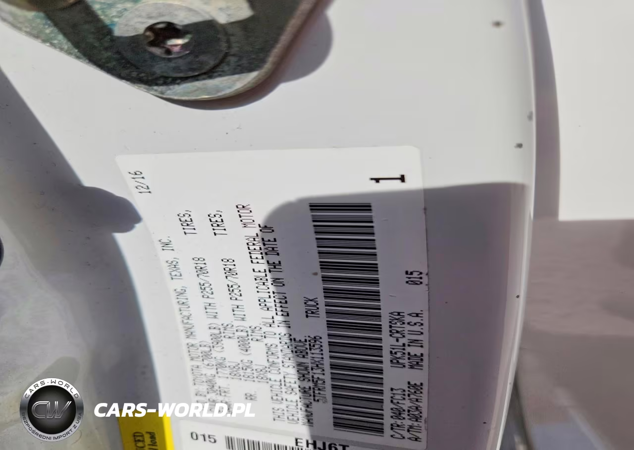 2017 Toyota Tundra Sr5 VIN:5TFRM5F13HX113596 - 12