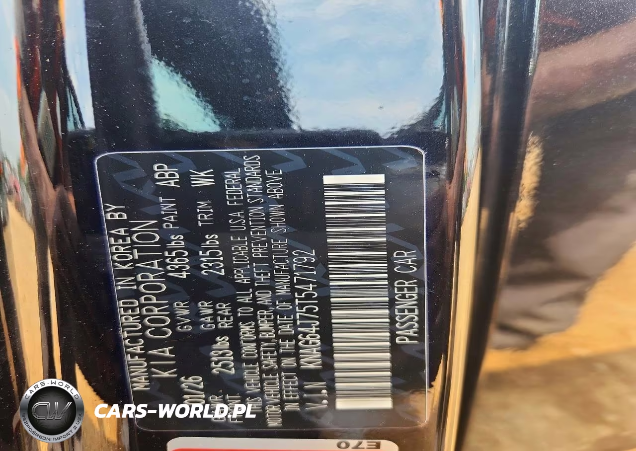 2026 Kia K5 Gt Line VIN:KNAG64J75T5471792 - 13