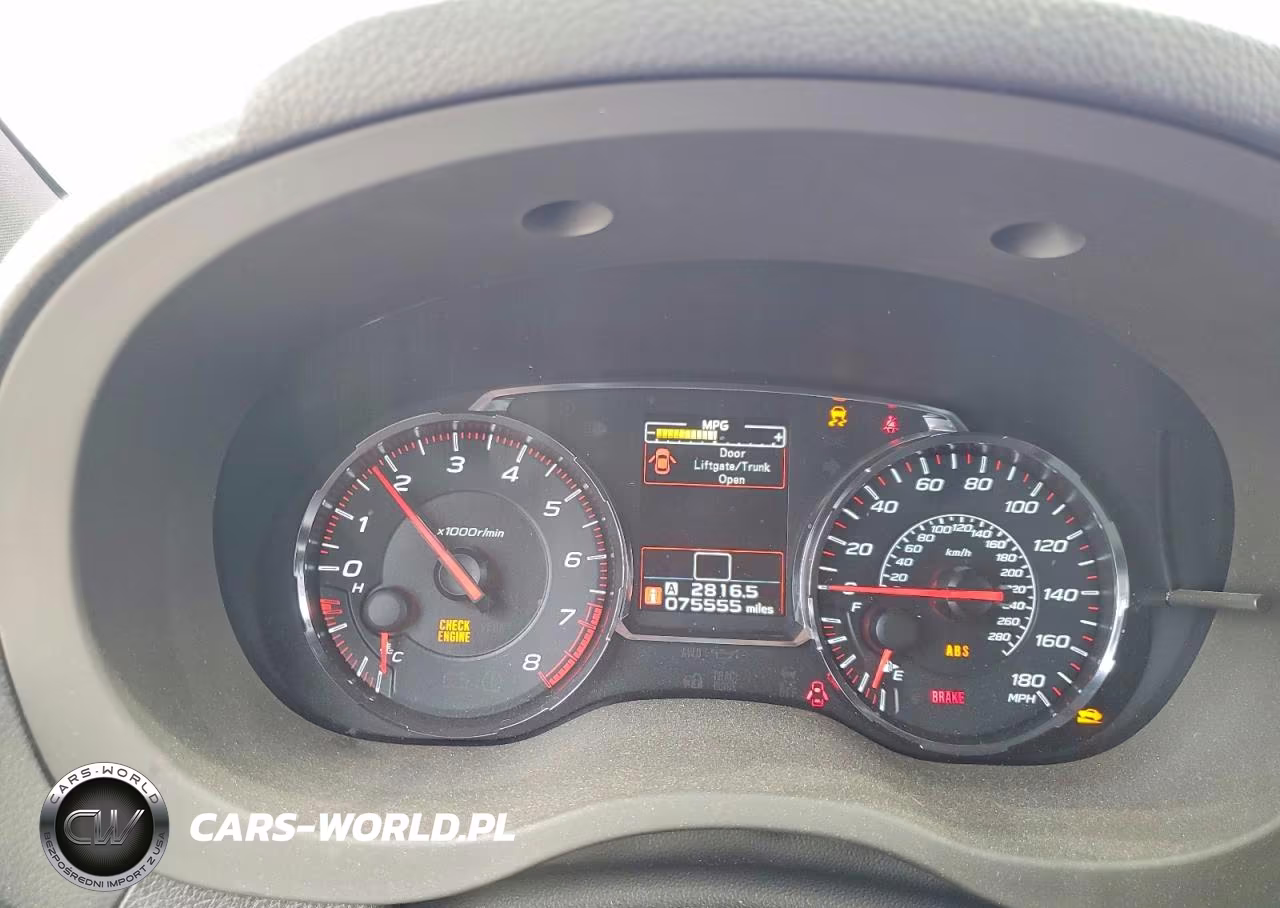 2018 Subaru Wrx Limited VIN:JF1VA1F68J9819247 - 9