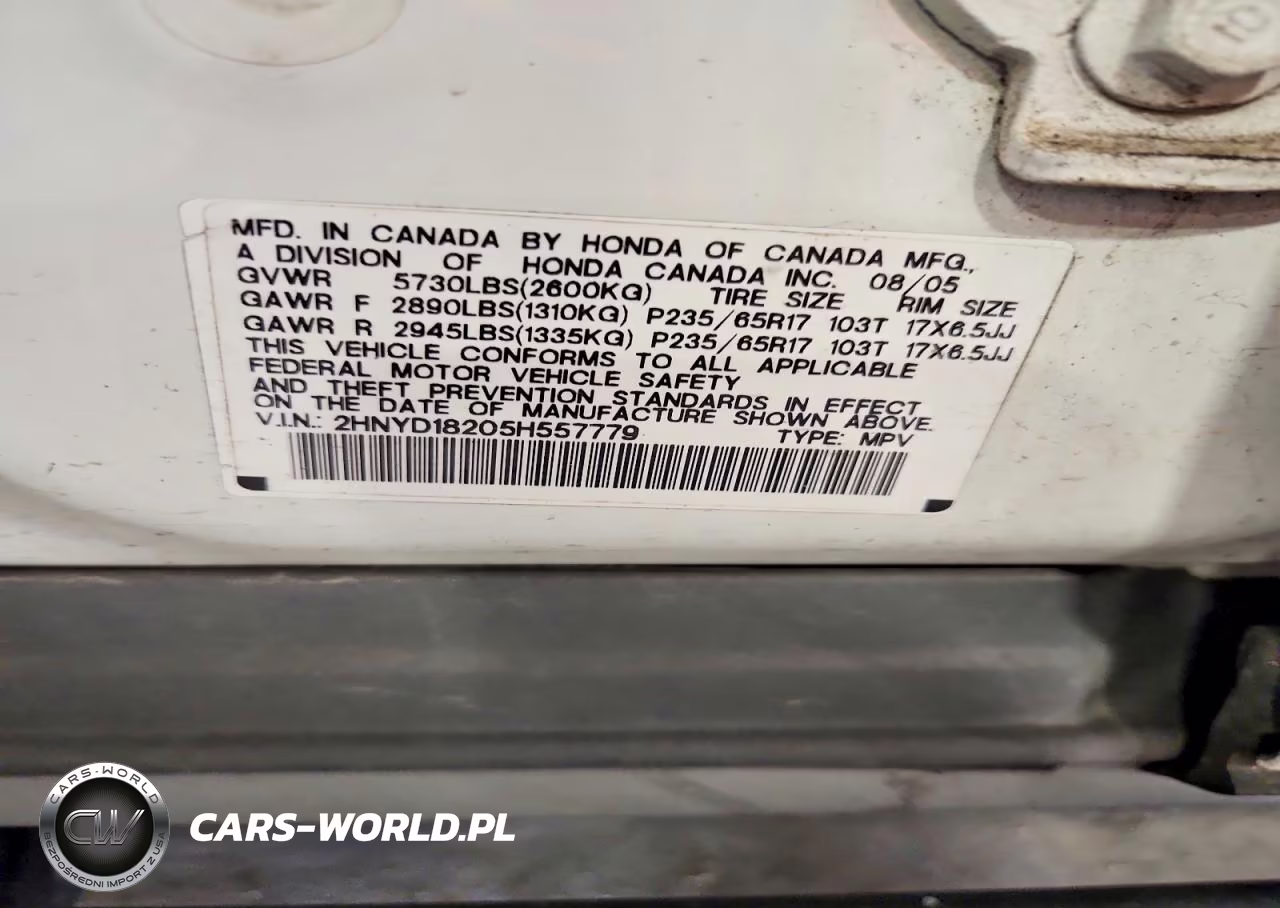2005 Acura Mdx VIN:2HNYD18205H557779 - 13