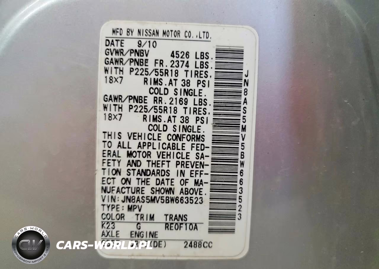 2011 Nissan Rogue S VIN:JN8AS5MV5BW663523 - 13